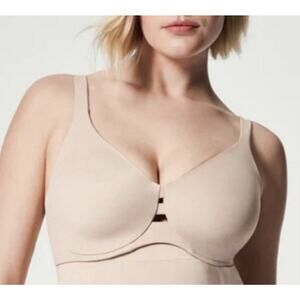 NWT SPANX Low Profile Minimizer Shaping Bra •32G• Champagne Beige 30035R $89